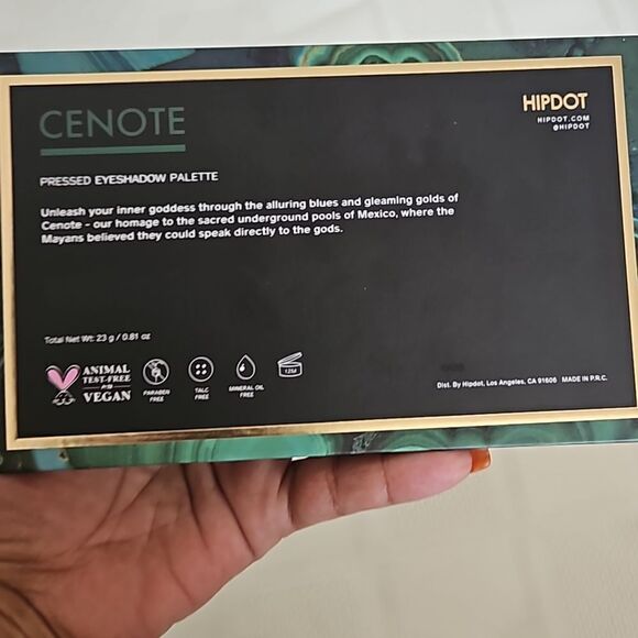 Hipdot Pressed Eyeshadow Palette 15 Beautiful Shades Green - Picture 15 of 16